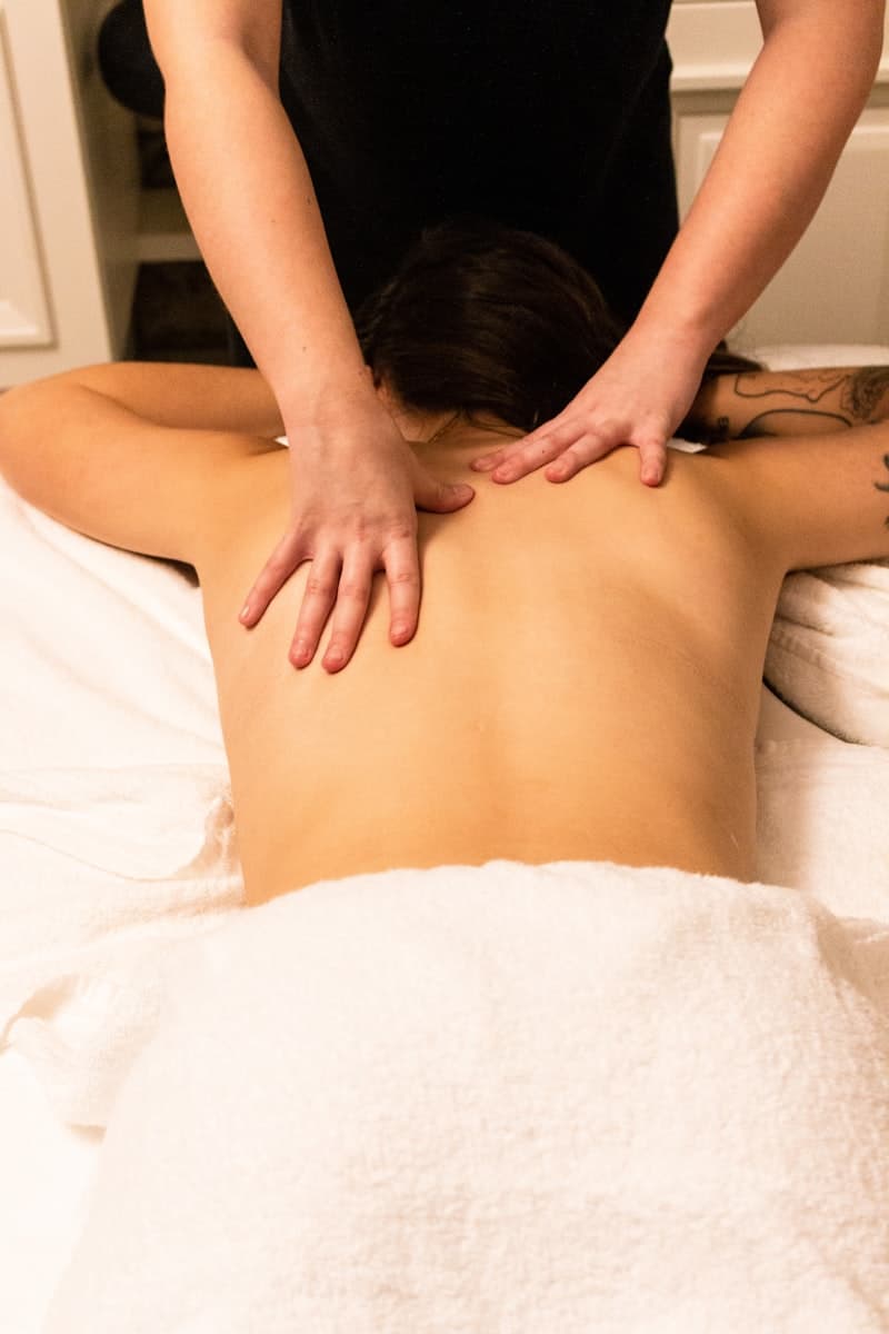Massagem relaxante para o casal