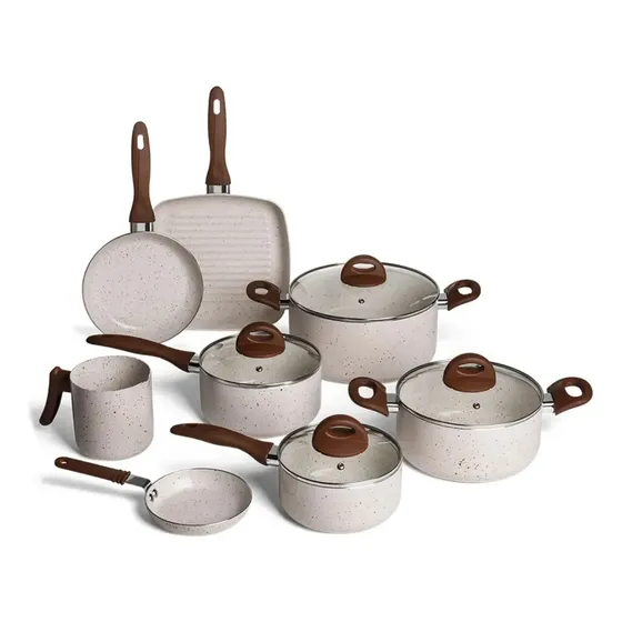 Conjunto de Panelas Ceramic Life 8 Peças - Brinox